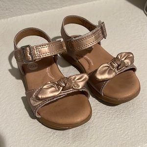 Stride rite Whitney sandal.  Rose gold. Size 7